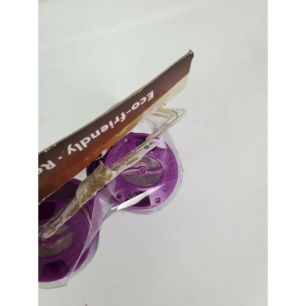 New‎ Reusable Single Cup Coffee Filters Environmentally Friendly Purple Pods